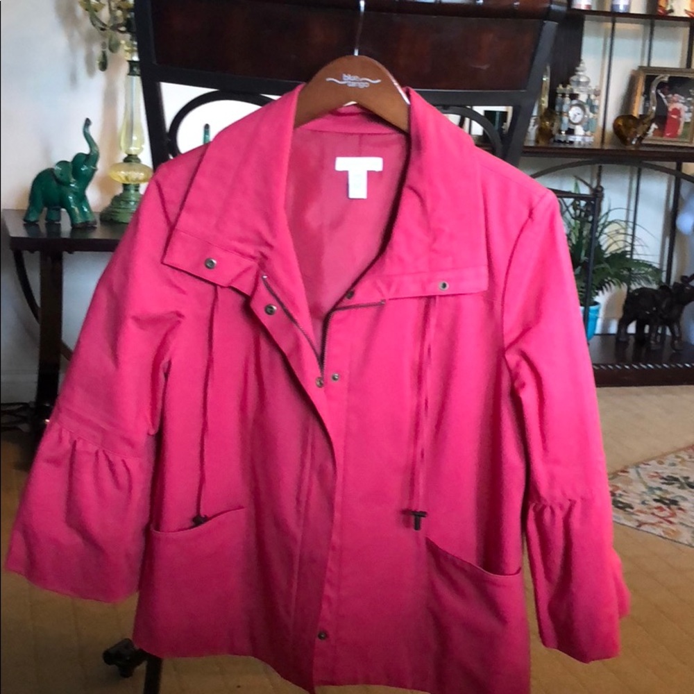 VERY CUTE CHARTER CLUB JACKET W/PUFF SLEEVES